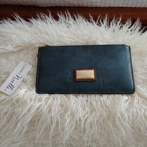 New Faux leather zip around wallet
